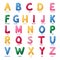 Abs font jelly alphabet for kids