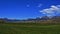 Absaroka Mountain Range under summer cirrus and lenticular clouds near Dubois Wyoming