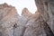 Abseiling in Judaean Desert