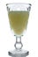 Absinthe drink alcohol in a glass