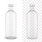 Absolut clear vodka bottle