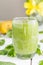 Absolutely Amazing Tasty Green Avocado Shake or Smoothie, Made with Fresh Avocados, Banana, Lemon Juice and Non Dairy Milk