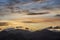 Absolutely wonderful landscape image of view across Derwentwater from Latrigg Fell in lake District during Winter beautiful