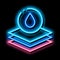 Absorbent Layers neon glow icon illustration