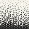 Abstracet geometric halftone triangle trippy seamless pattern