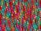 Abstract 3D background. Multi-colored motley striped background