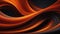 Abstract 3D background resembling an aurora, swirls of dark orange resembling silk in appearance, hinting at business technology i