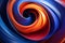 Abstract 3D Colorful Swirl Liquid Wave Background