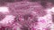 Abstract 3D glitter looped background. Sparkling pink and white textured fabric. Groovy retro lines and waves pattern