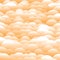 Abstract 3d orange evening clouds background (backdrop)