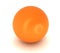 Abstract 3D orange sphere design