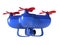 Abstract 3D render illustration of toy drone