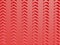 Abstract 3D render pattern. Red background