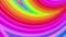 Abstract 3d seamless bright background in 4k. Rainbow multicolored stripes move cyclically in simple cartoon creative
