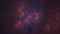 Abstract 4k loop able video with a detailed swirling star pattern and intricate nebula in shining vivid colors