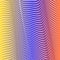 Abstract acid color wavy background, optical art, opart striped. Neon gradient