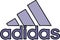 Abstract adidas logo design on white