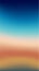 Abstract aerial panoramic view of sun rise gradient mesh over ocean with bright stars. Nothing but sunset ombre blue sky and water