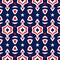 Abstract American Patriotic Seamless Pattern