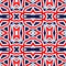 Abstract American Patriotic Seamless Pattern