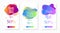 Abstract amoeba set of sale labels promotion for social media stories