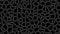 Abstract animated background of voronoi cellular pattern. Seamless loop footage