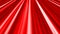 Abstract animated running stripes background seamless loop video red