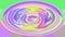 Abstract animated video background in fine pastel colors, oval shape extending from center to edge, beautiful joyful