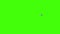 Abstract animation shapes set collection elements on green screen chroma key