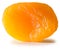 Abstract apricot. Isolated