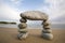 Abstract arch.natural stones