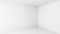 Abstract architecture. Empty white room interior