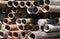 Abstract Arrangement of Corroded Steel Pipes