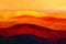 Abstract Art_19 - 1Abstract background Desert Dusk,Abstract Sunset Visualization.