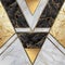 Abstract art deco background, geometric mosaic inlay, artificial stone textures, marbling, marble granite agate, gold