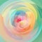 Abstract art geometric swirl background - full spectrum rainbow colored - spring green, yellow, pink, blue, orange