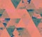 Abstract art geometric triangle grunge textured art background pattern