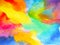 Abstract art rainbow colorful watercolor painting background