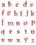 Abstract artery font