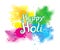Abstract artistic creative holi background