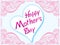 Abstract artistic creative mother day background