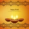 Abstract artistic Happy Diwali decorative background