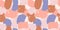 Abstract artistic seamless pattern with nude color