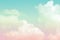 Abstract artistic soft pastel colorful cloud sky for background