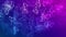 Abstract Artistic Sweet Motion Blue Purple Shiny Blurry Focus Transparent dandelion Flower Shapes Bokeh Lights Background