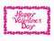 Abstract artistic valentine day background