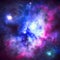 Abstract astral cosmic, nebula galaxy background – Digital Illustration