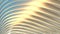 Abstract background, 3d iridescence and shimmering gold wavy stripes pattern, interesting striped metallic golden wallpaper