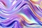 Abstract background 3D shiny plastic waves with pastel unicorn textures