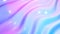 Abstract background 3D, shiny plastic waves purple blue